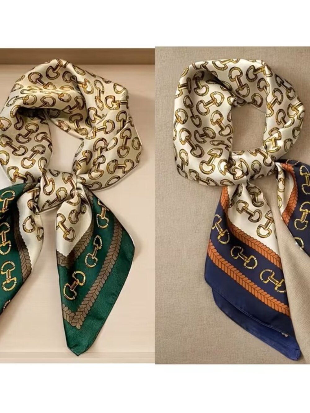 NWT Horse Bit Scarf 70cm square
